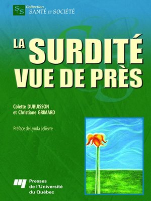 cover image of La surdité vue de près
